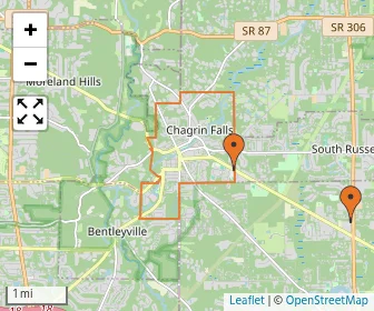 Area schools map